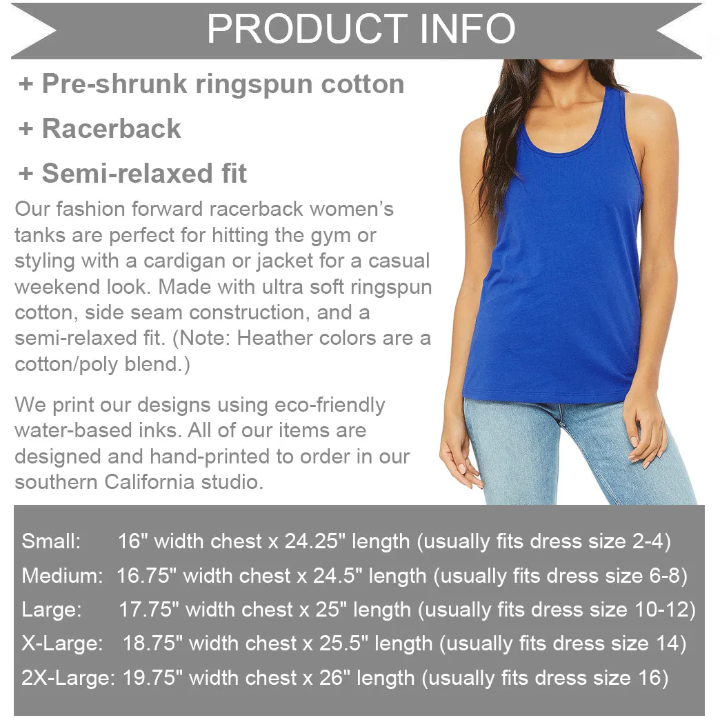 Women's Female is an Adjective Racerback Tank Top