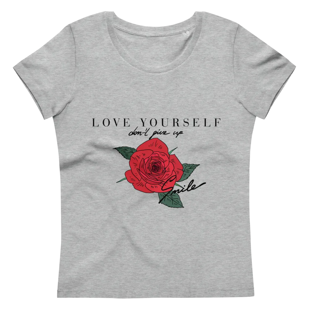 Women's fitted eco tee Love Yourself