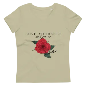 Women's fitted eco tee Love Yourself