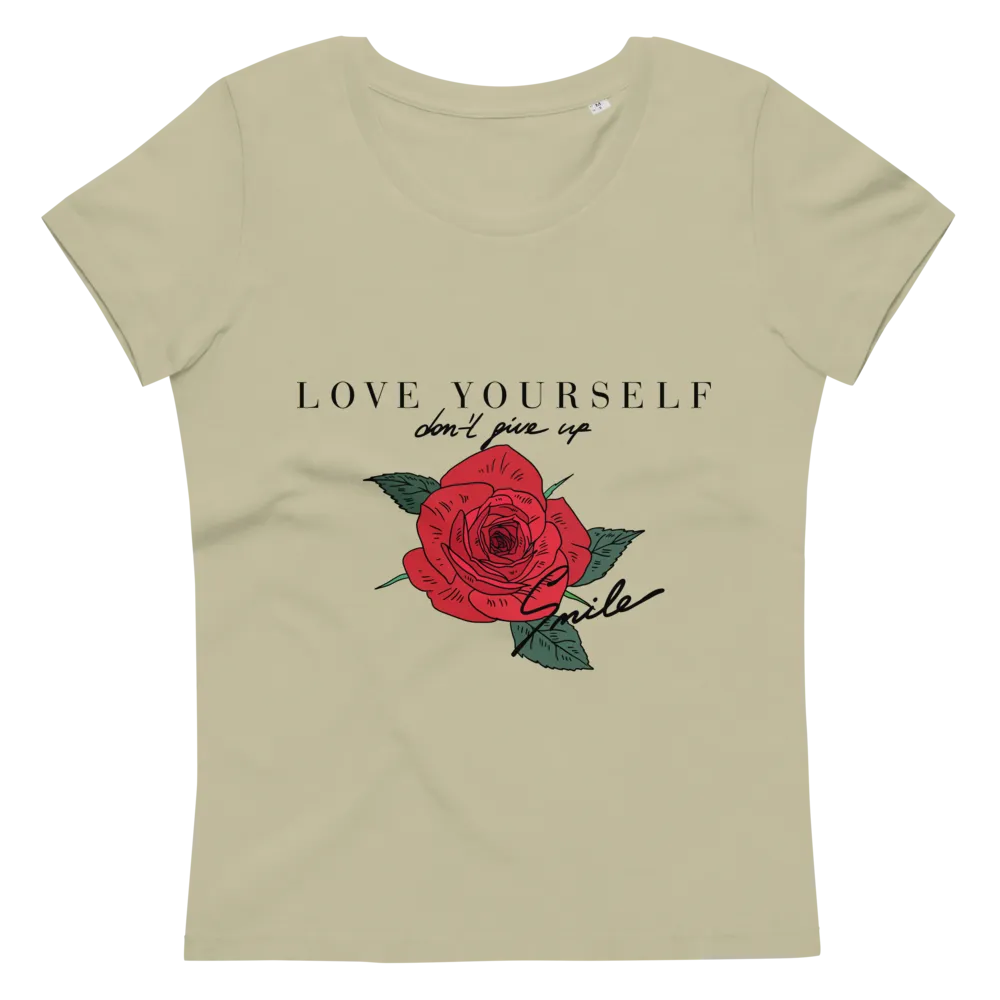 Women's fitted eco tee Love Yourself