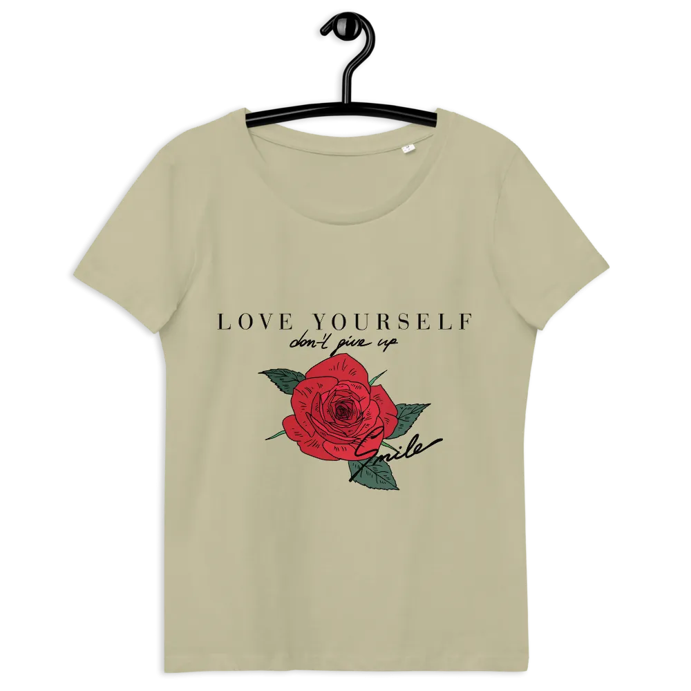 Women's fitted eco tee Love Yourself