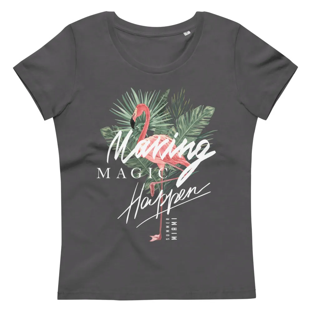 Women's fitted eco tee Morning Magic