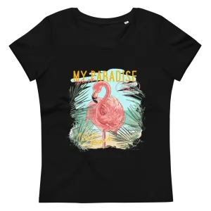 Women's fitted eco tee My paradise