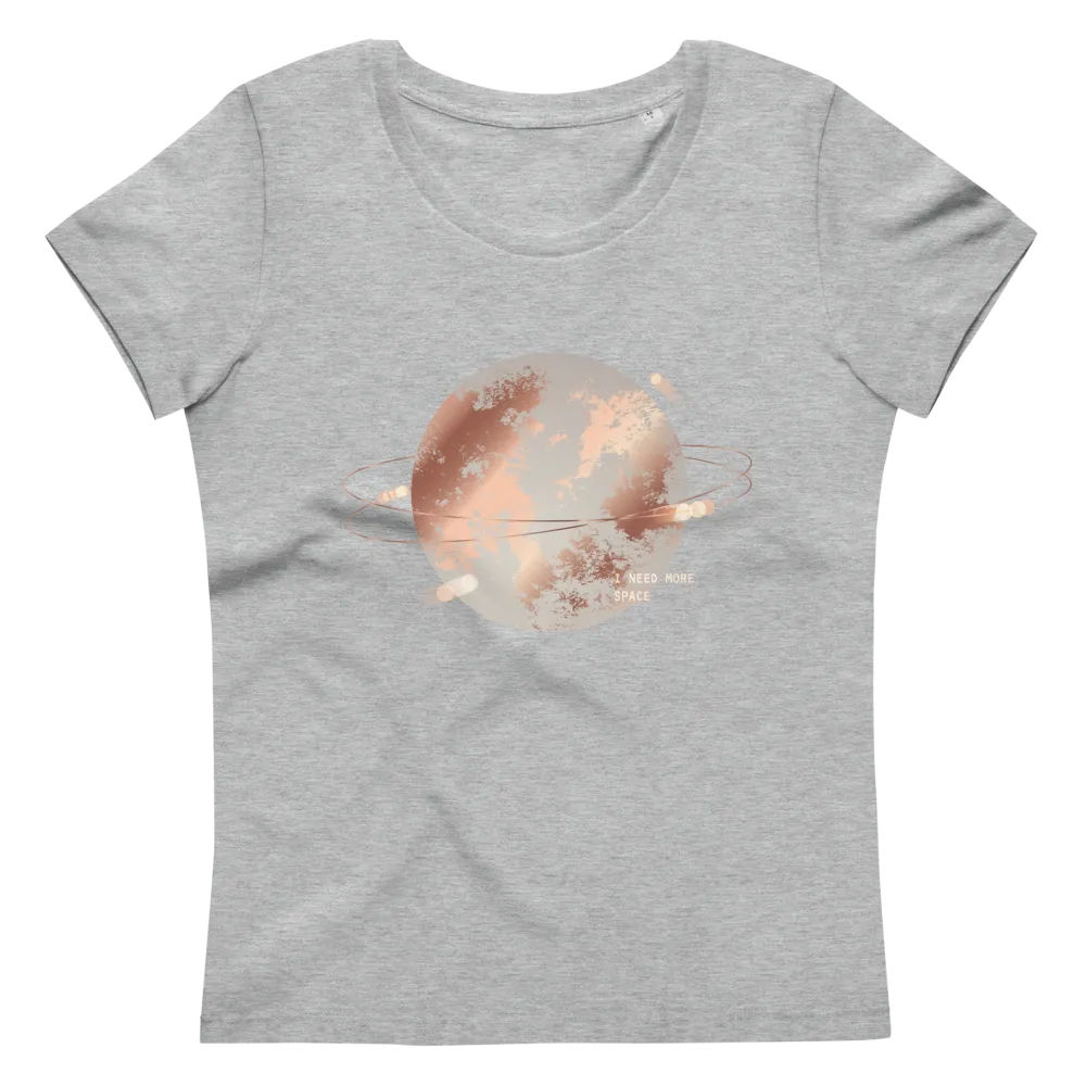 Women's fitted eco tee Space