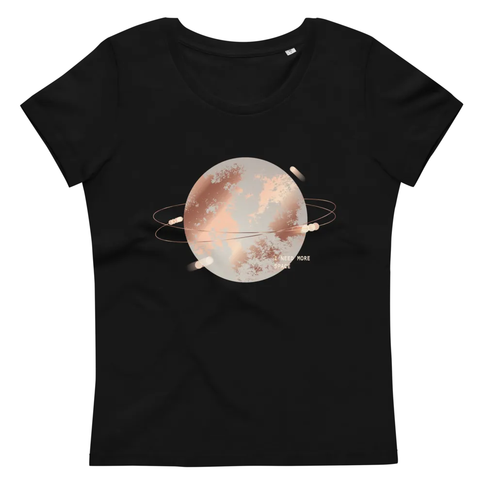 Women's fitted eco tee Space