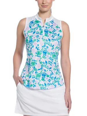 Women's Floral Polo