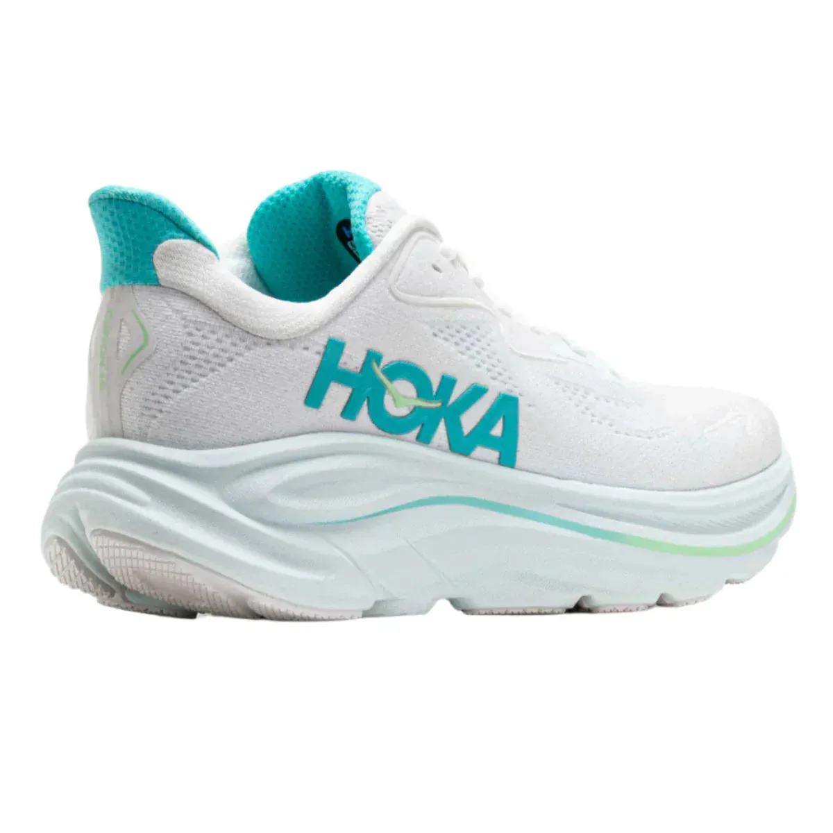 WOMEN'S HOKA CLIFTON 10 | WHITE / CIELO BLUE