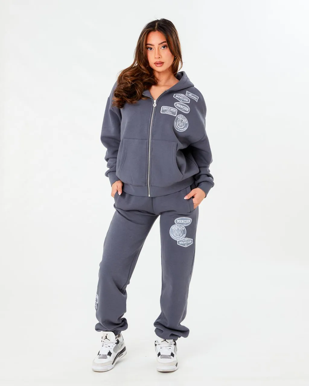 Womens Irongate Mono OG Zip Up Hoodie