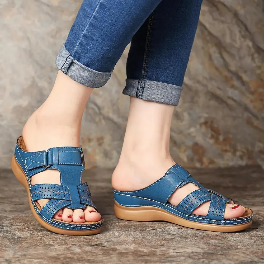 Women's Leather Walking Sandals