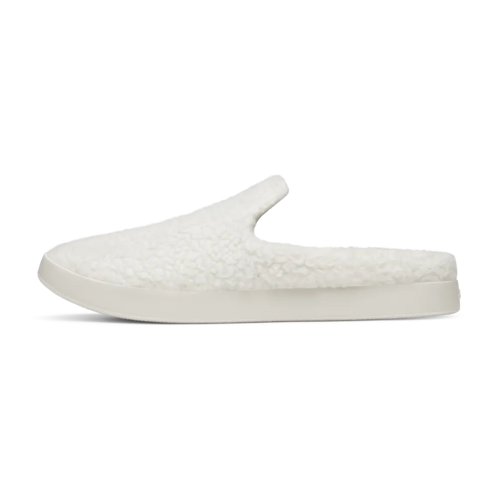 Women's Lounger Mule - Fluff - Natural White (Natural White Sole)