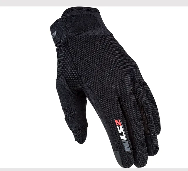 Women's LS2 'Cool Textile' Gloves - Black