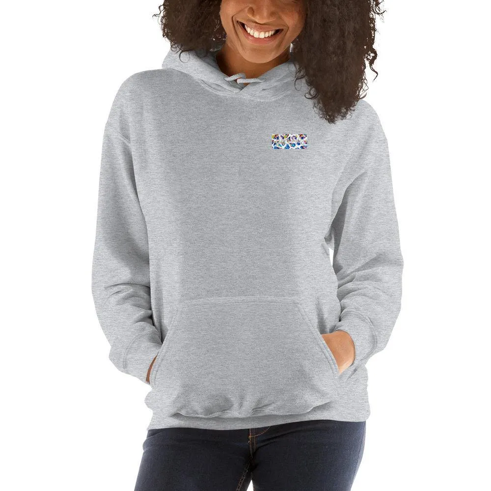 Women's Mosaic Giraffe Hoodie