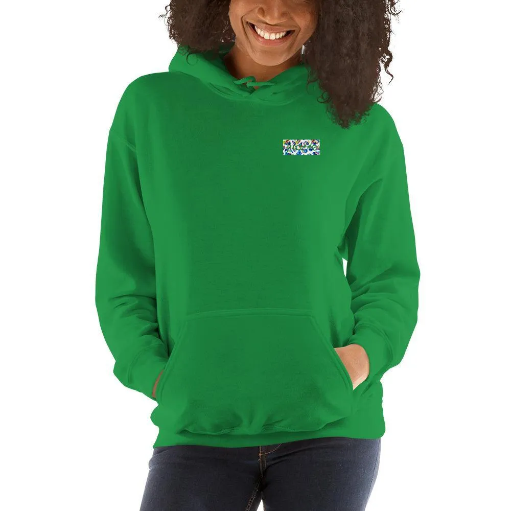 Women's Mosaic Giraffe Hoodie