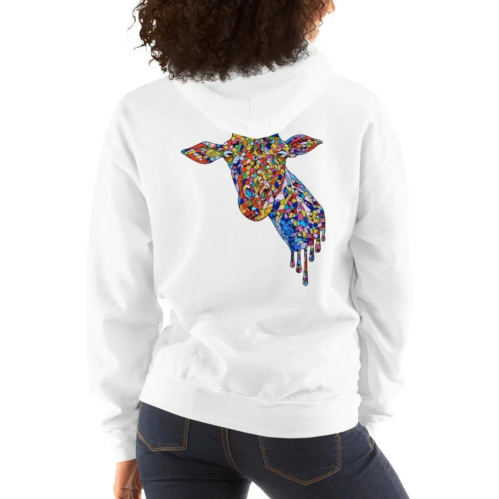 Women's Mosaic Giraffe Hoodie