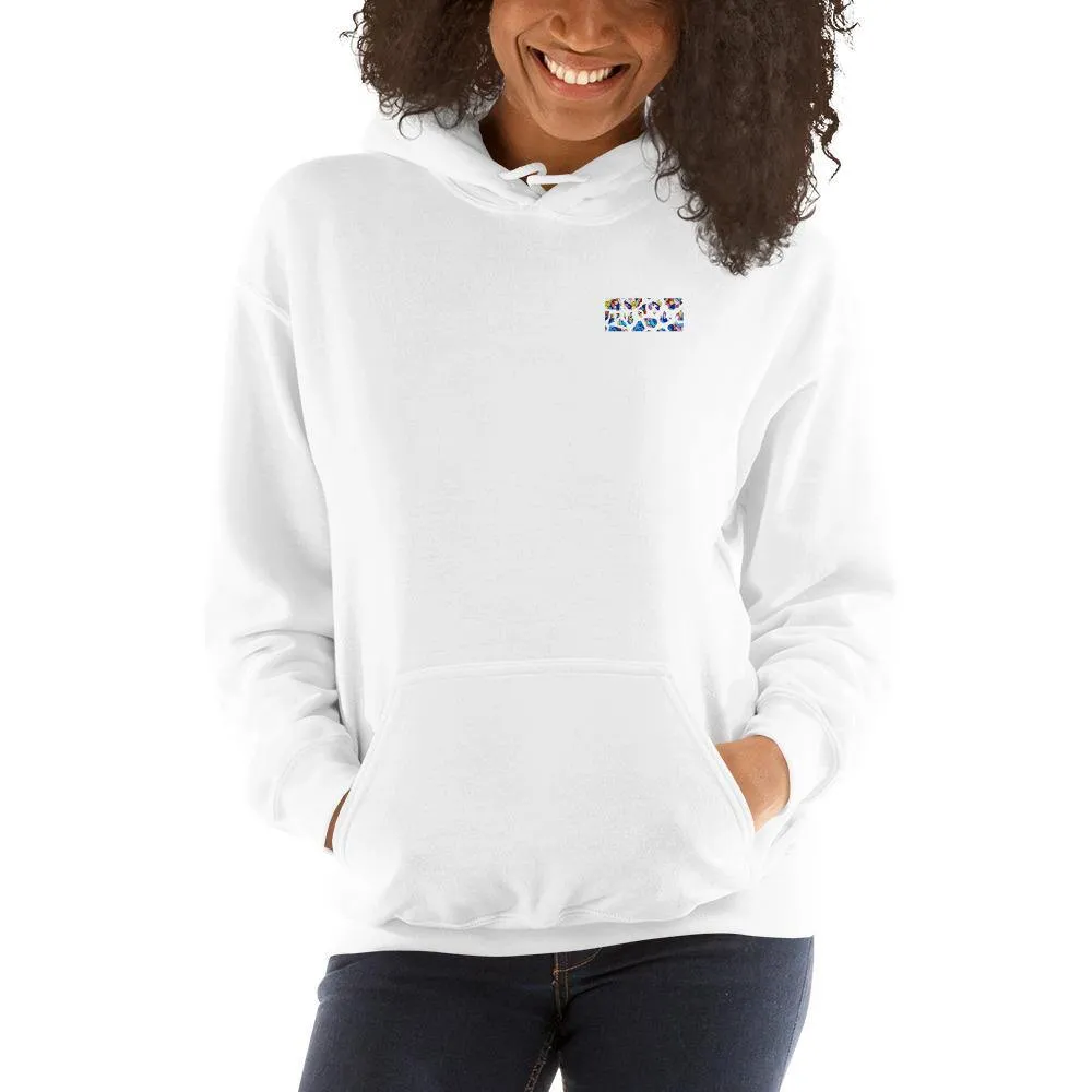Women's Mosaic Giraffe Hoodie