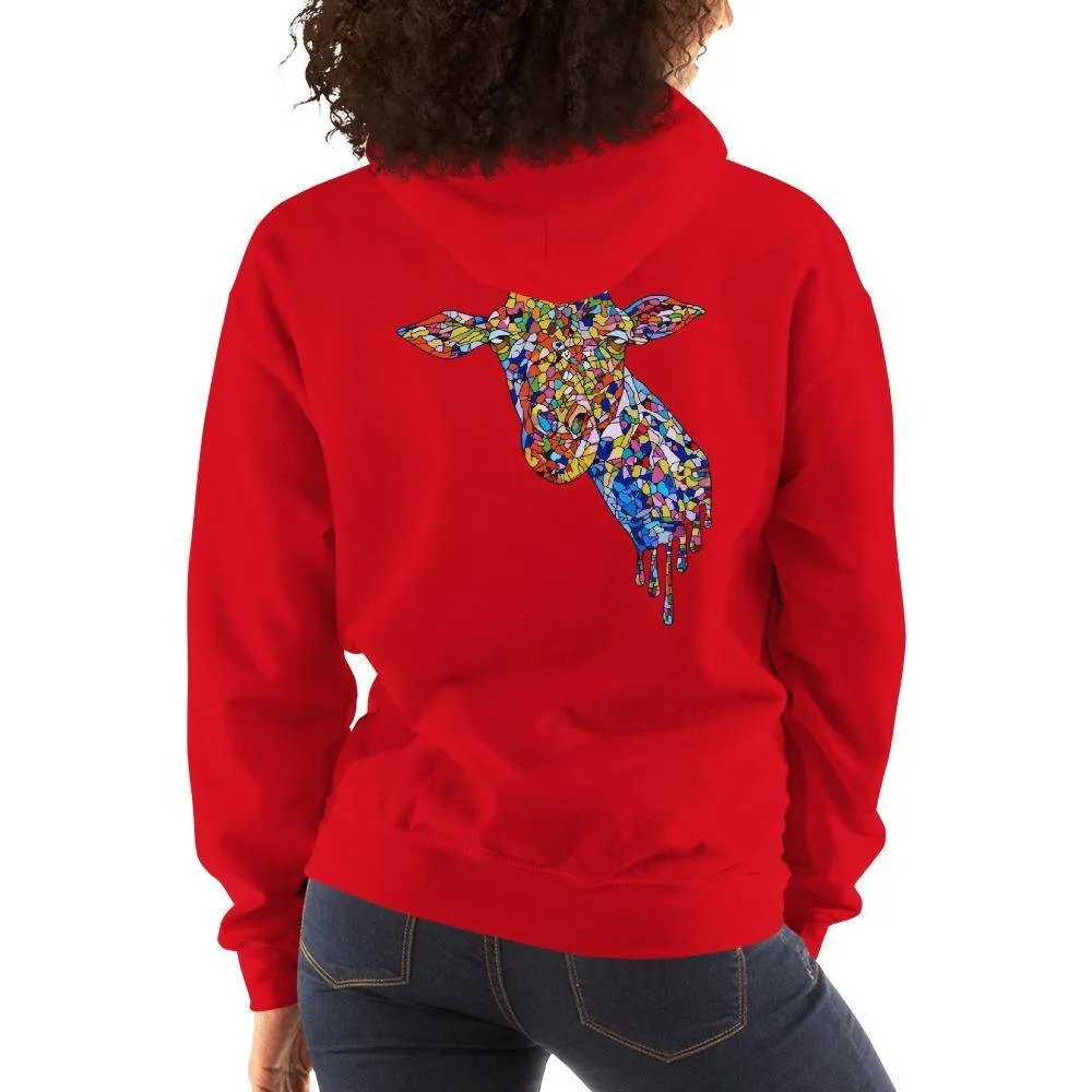 Women's Mosaic Giraffe Hoodie