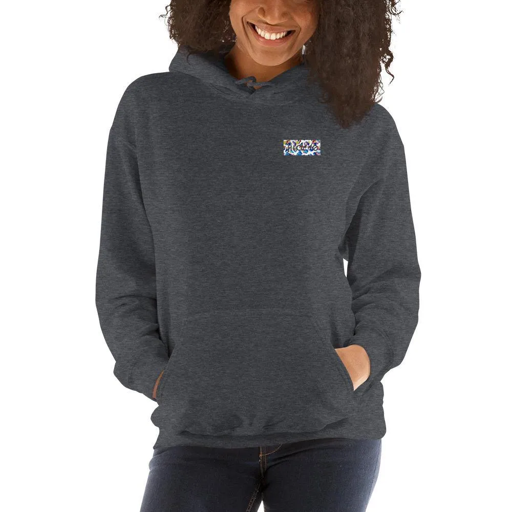 Women's Mosaic Giraffe Hoodie