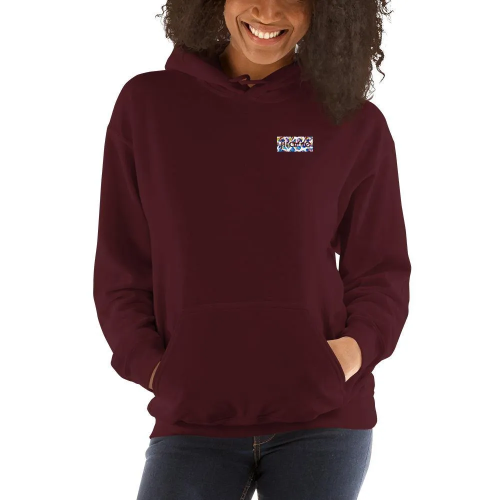 Women's Mosaic Giraffe Hoodie