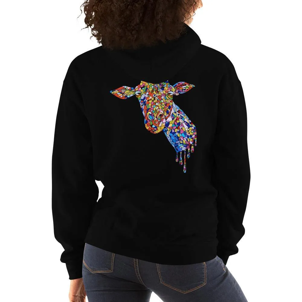 Women's Mosaic Giraffe Hoodie