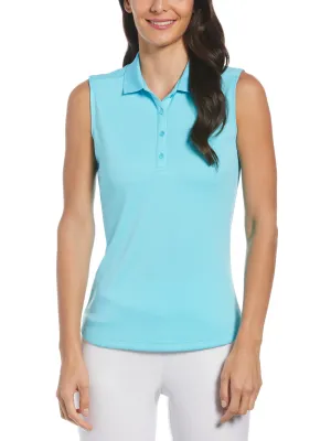Womens Opti Dri™ Sleeveless Polo