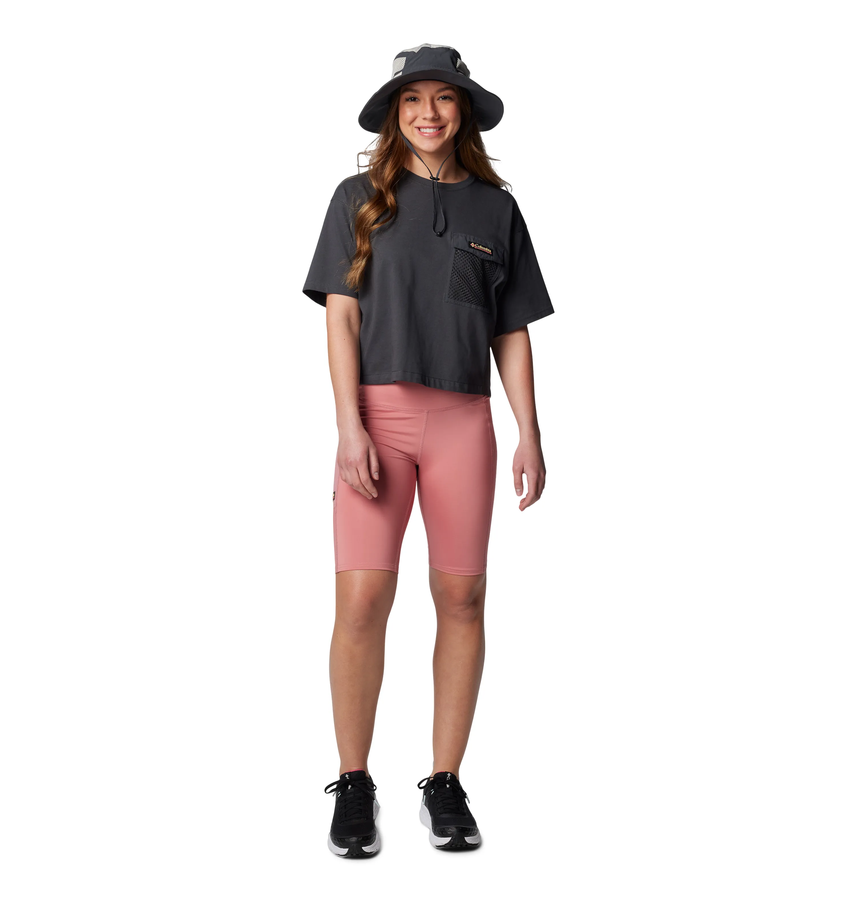 WOMEN'S PAINTED PEAK KNIT SS CROPPED TOP