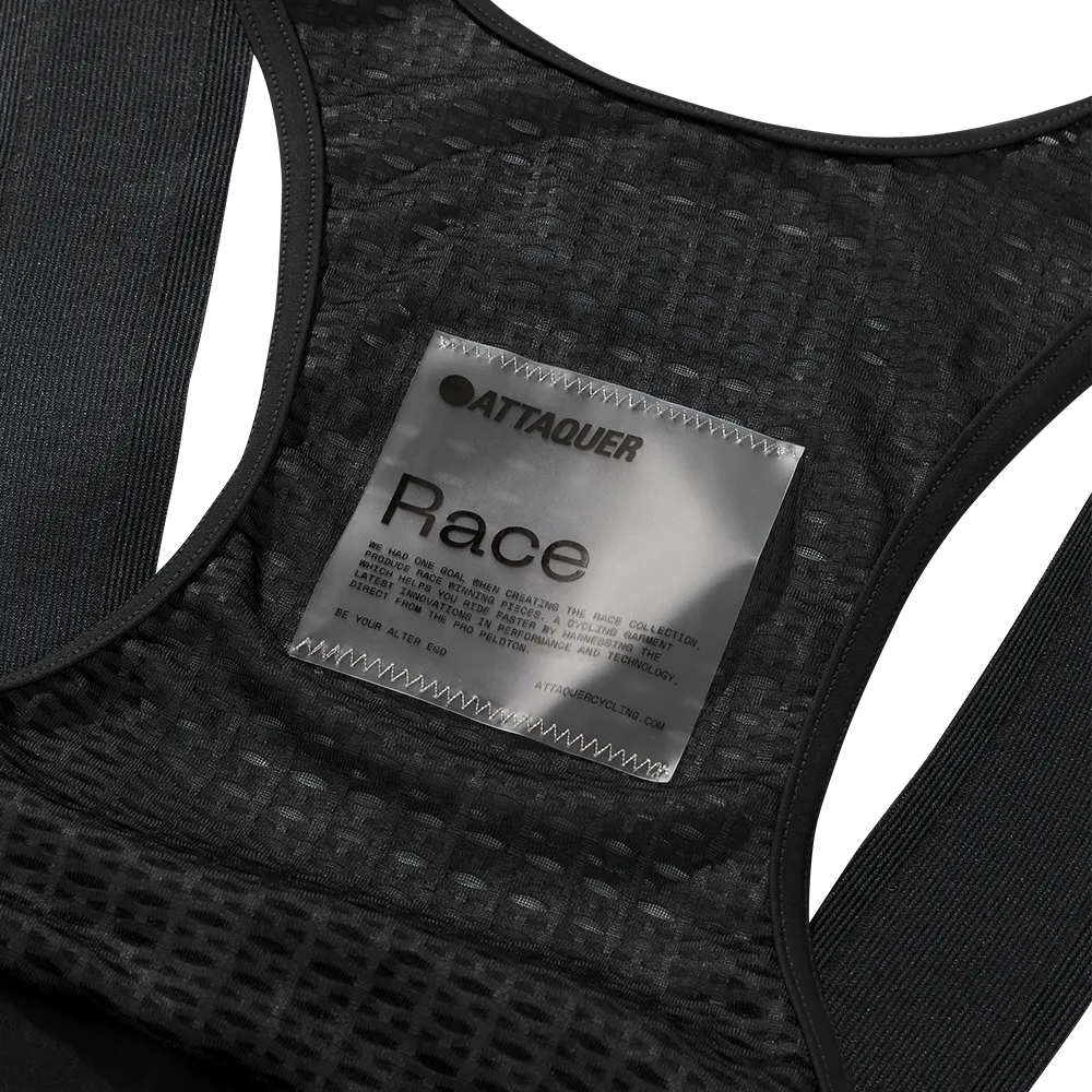 Women's Race Bib Short 2.0 Black/Tonal Ref Logo