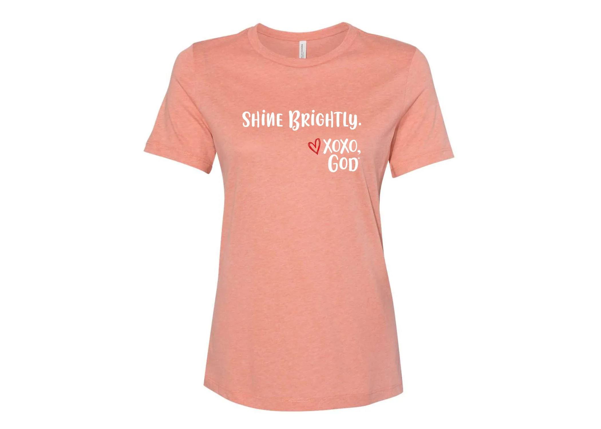Women's Relaxed Tee - Shine Brightly!