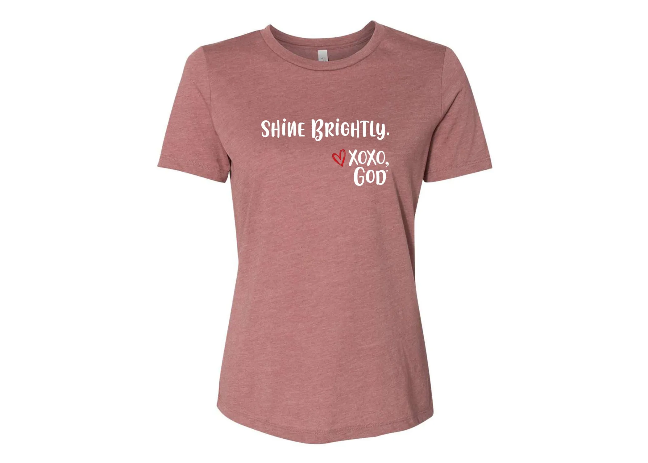 Women's Relaxed Tee - Shine Brightly!