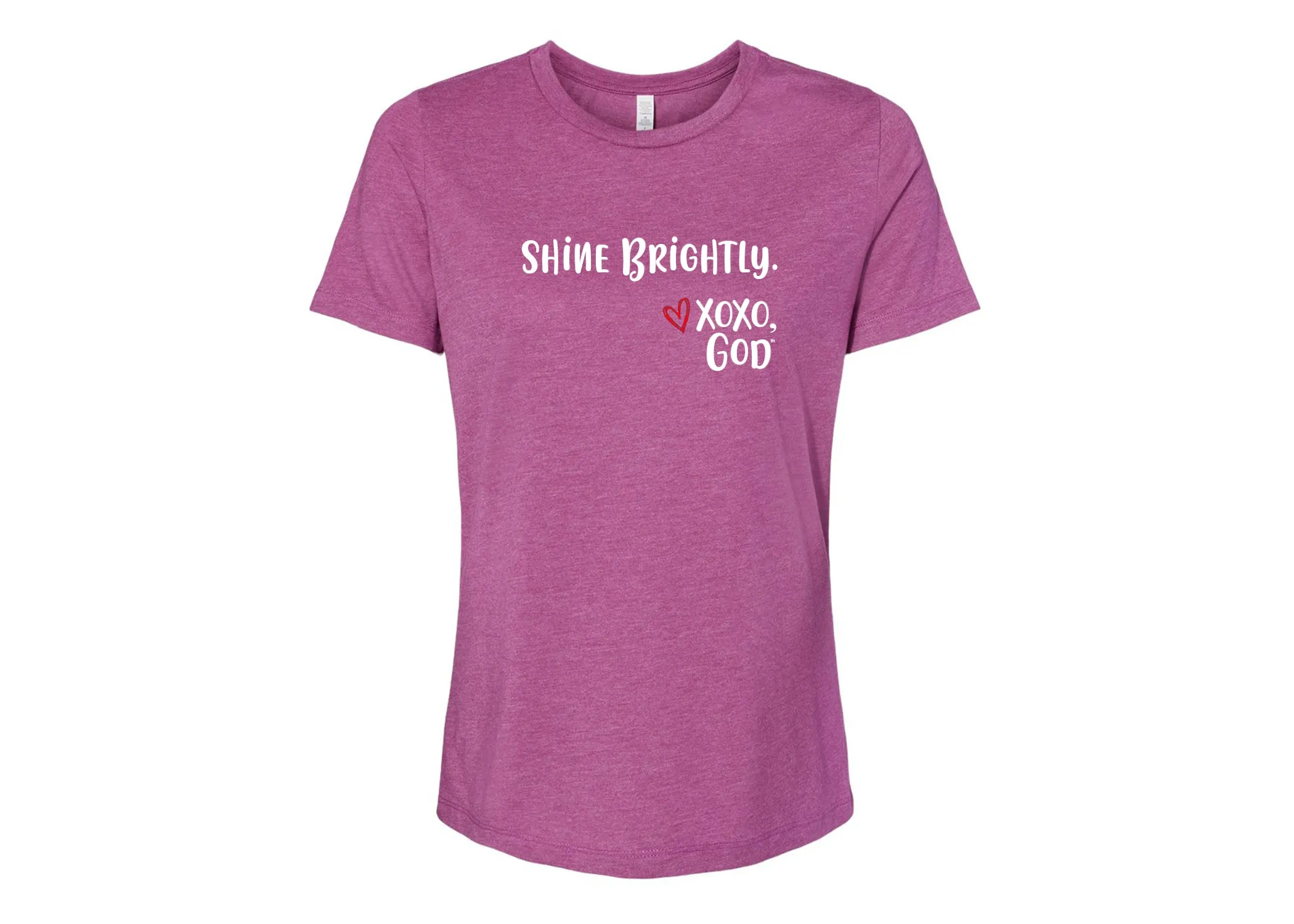 Women's Relaxed Tee - Shine Brightly!