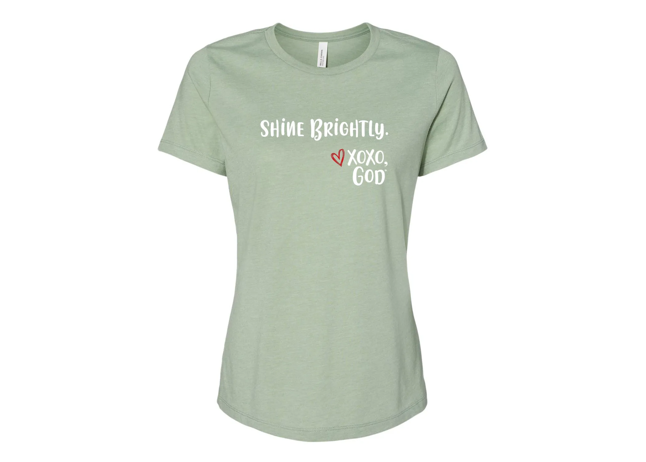 Women's Relaxed Tee - Shine Brightly!