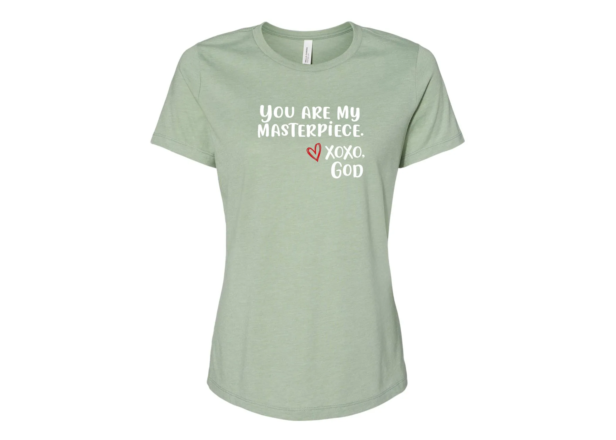 Women's Relaxed Tee -You are my Masterpiece.
