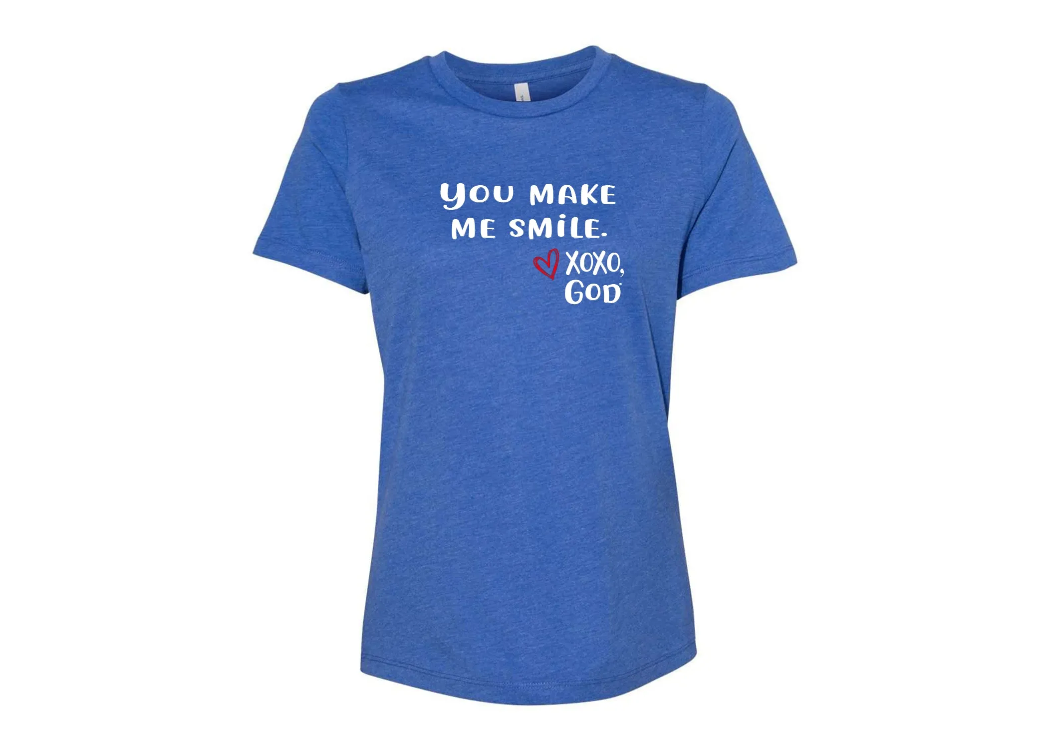 Women's Relaxed Tee - You make me smile.