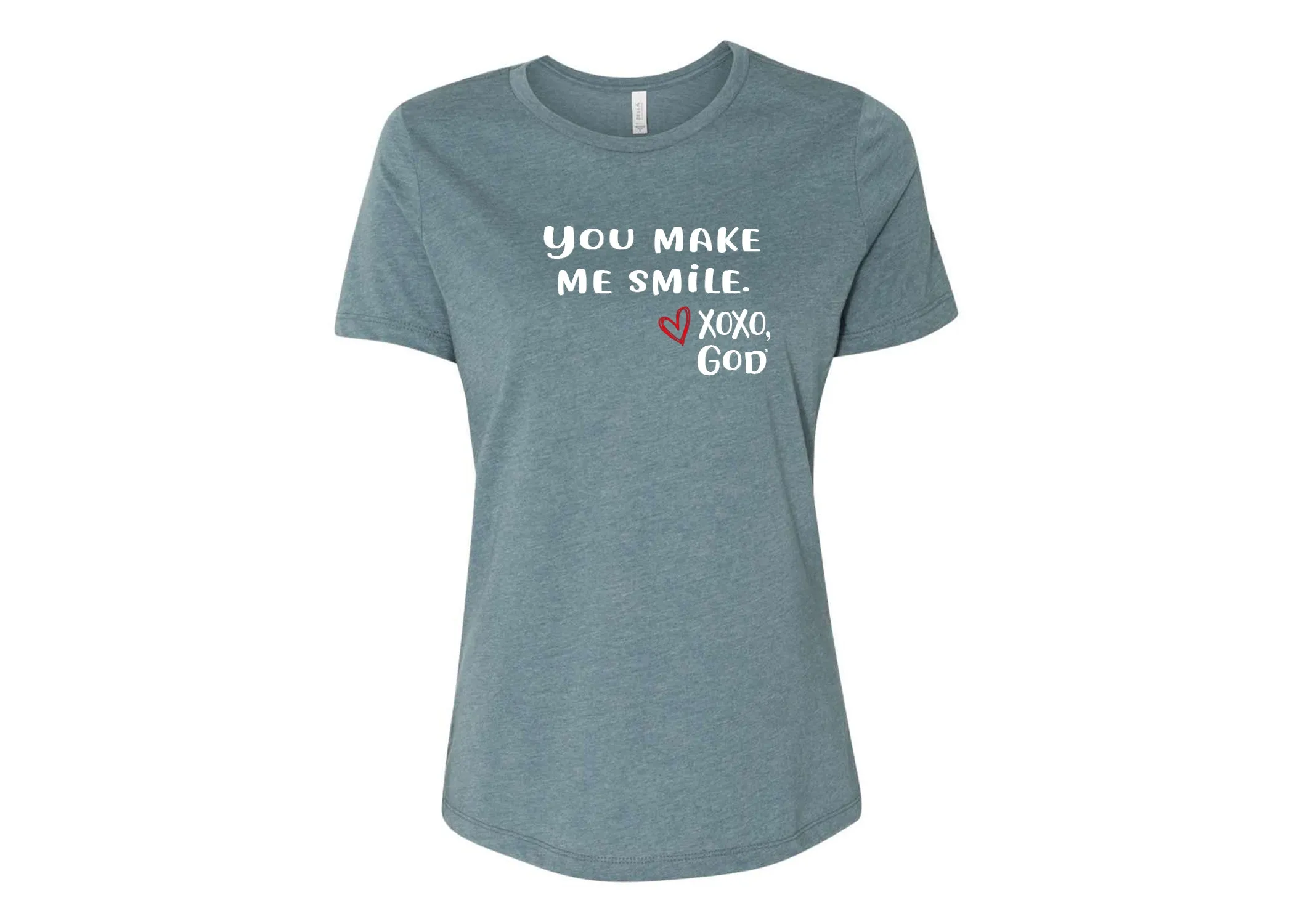 Women's Relaxed Tee - You make me smile.
