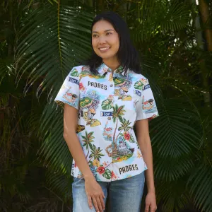WOMEN'S SAN DIEGO PADRES SCENIC BUTTON FRONT