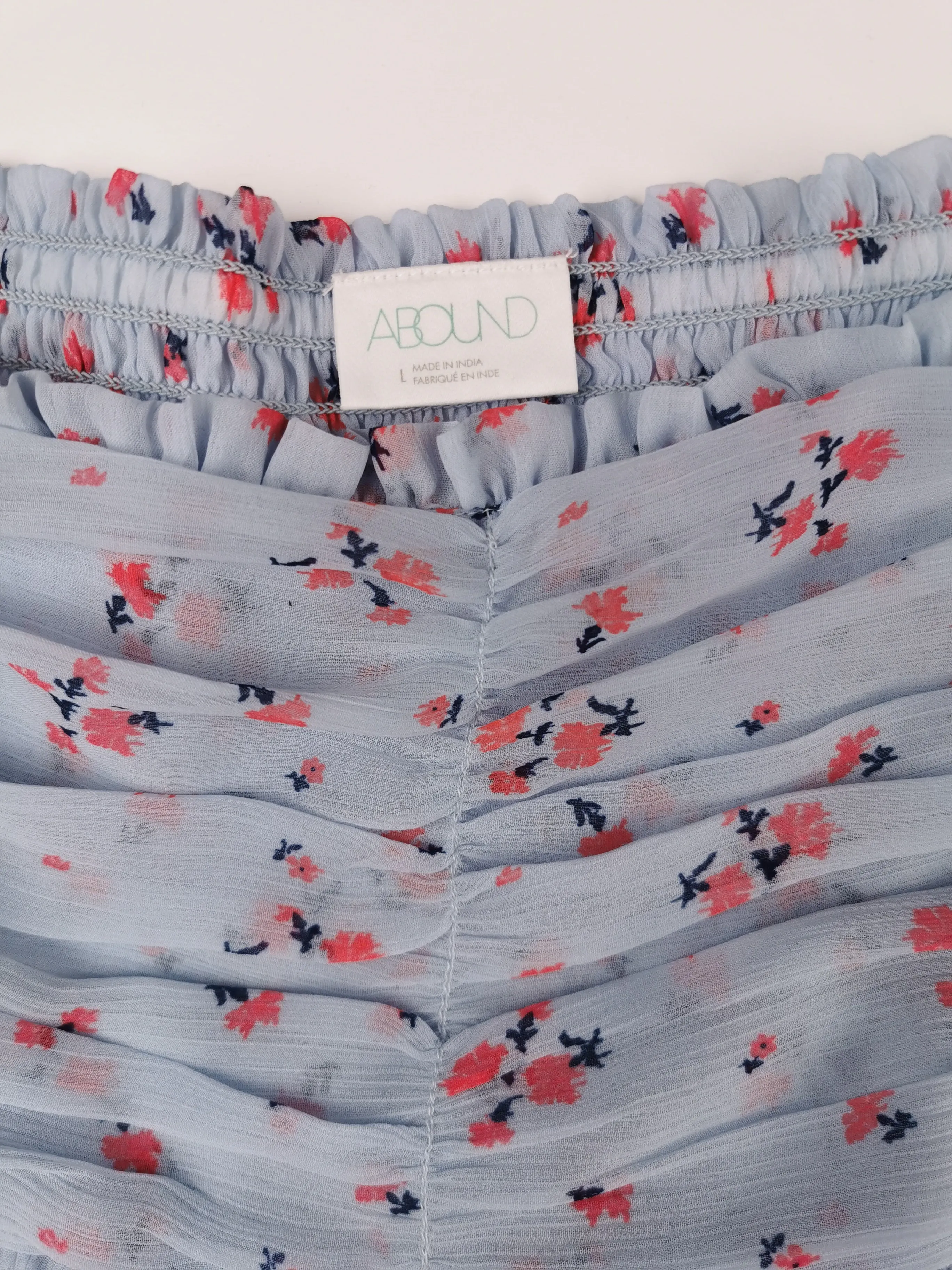 WOMENS SIZE LARGE or TEEN GIRL - ABOUND, Lightweight Flirty Floral Skirt NWT B34