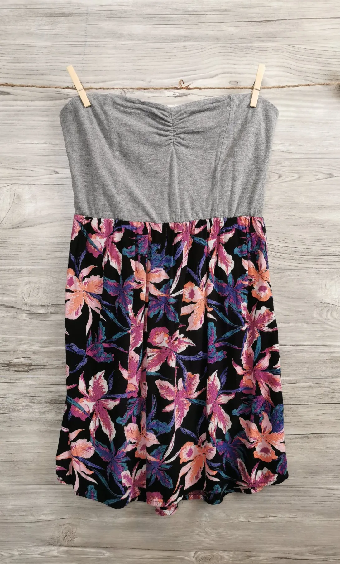 WOMENS SIZE XL - ROXY, Strapless Sweetheart Dress EUC B56