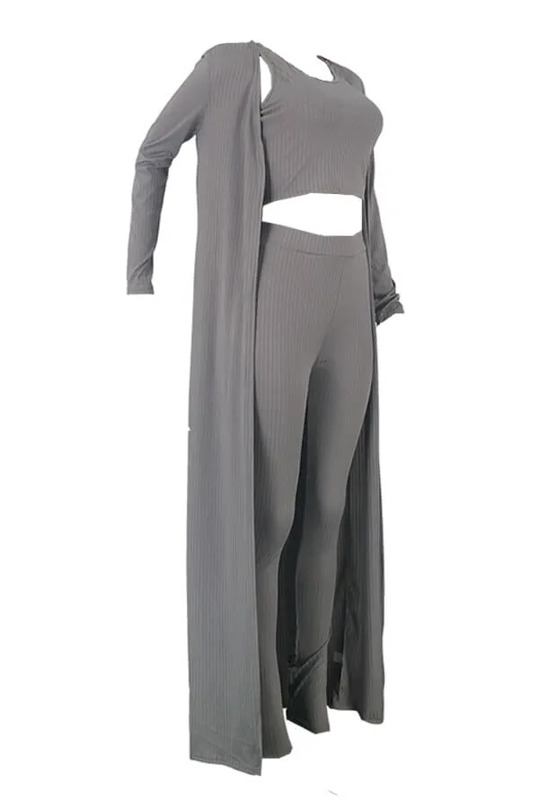Women's Stylish Three-Piece Pant Set