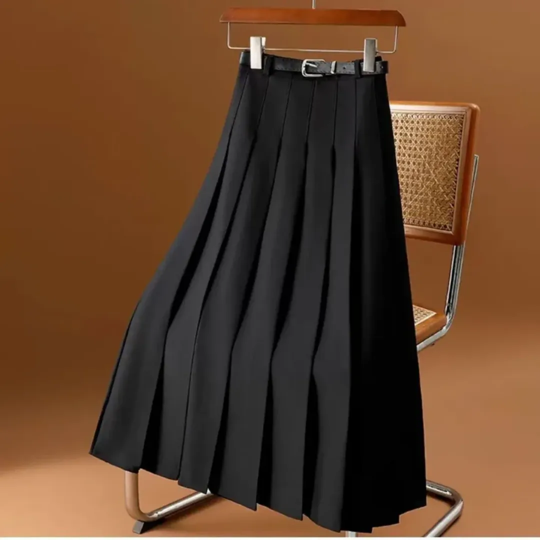 Women's Summer A Line Pleated Skirt | Long