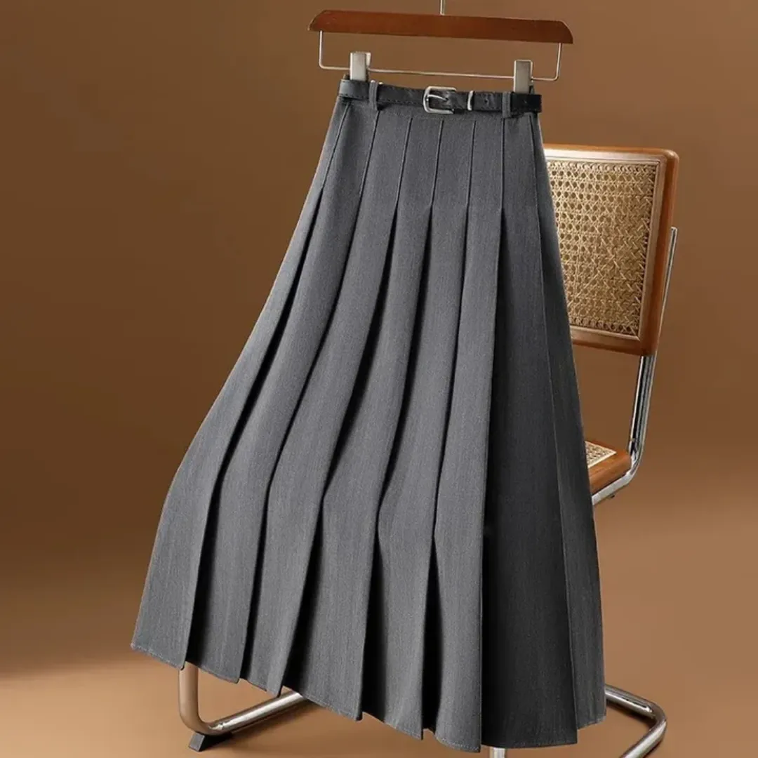 Women's Summer A Line Pleated Skirt | Long