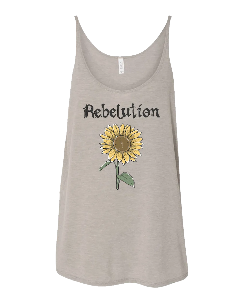 Women's Sunflower Tank (Gray)