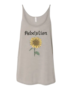 Women's Sunflower Tank (Gray)