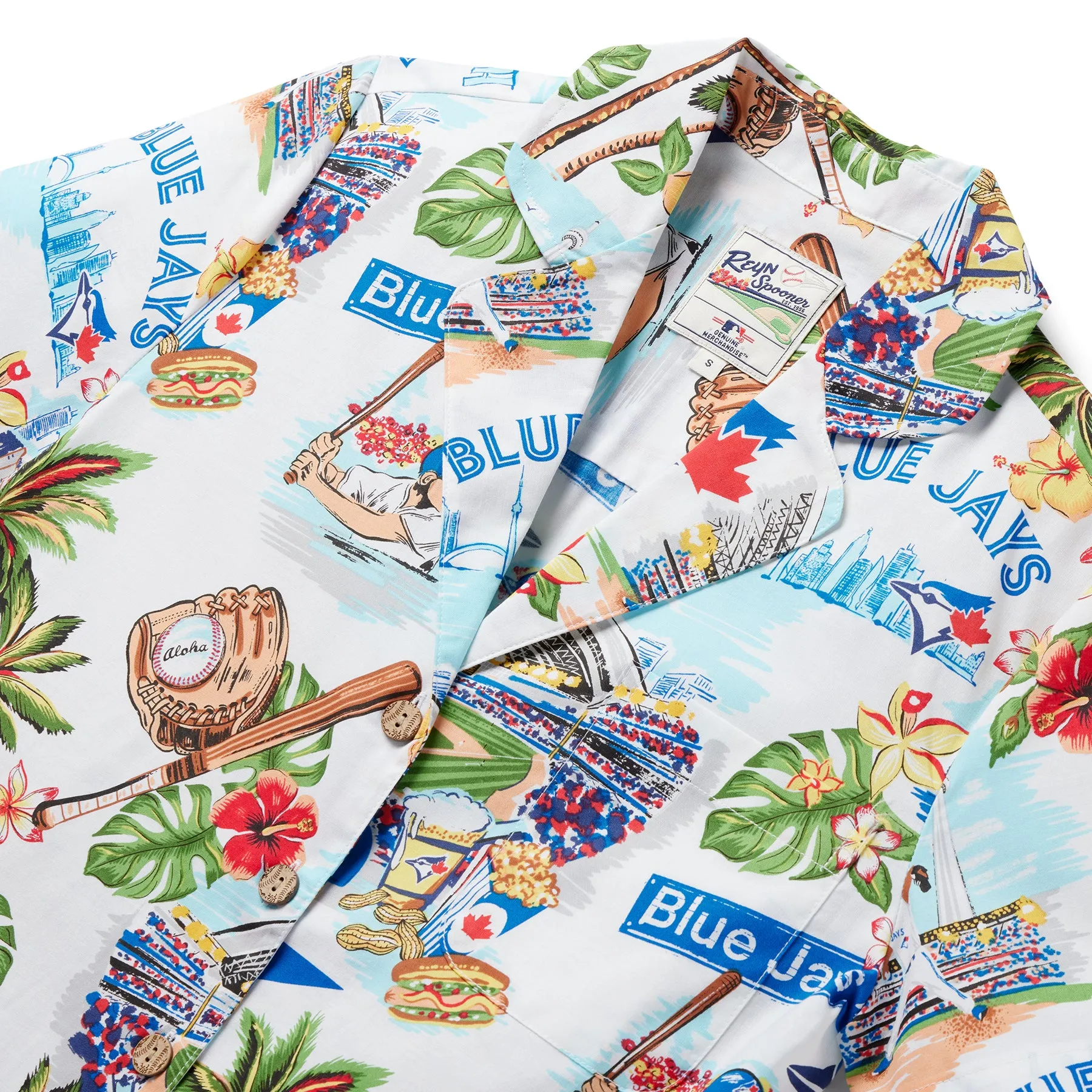 WOMEN'S TORONTO BLUE JAYS SCENIC CAMP SHIRT