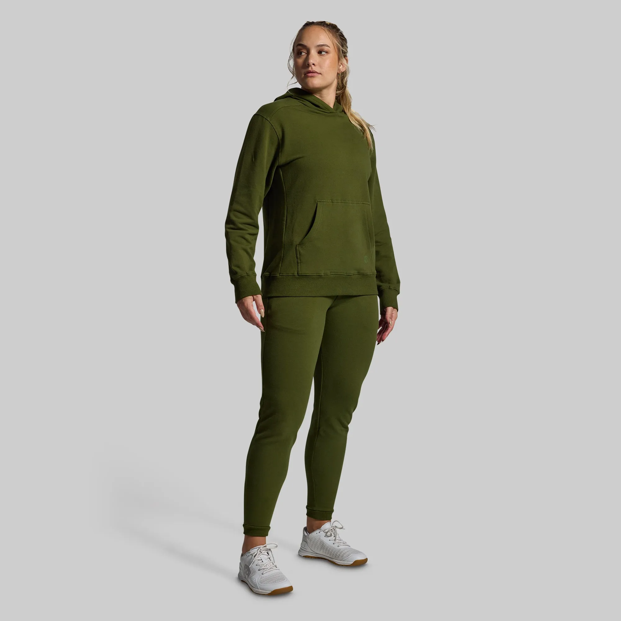 Women's Unmatched Jogger Set (Military Green)