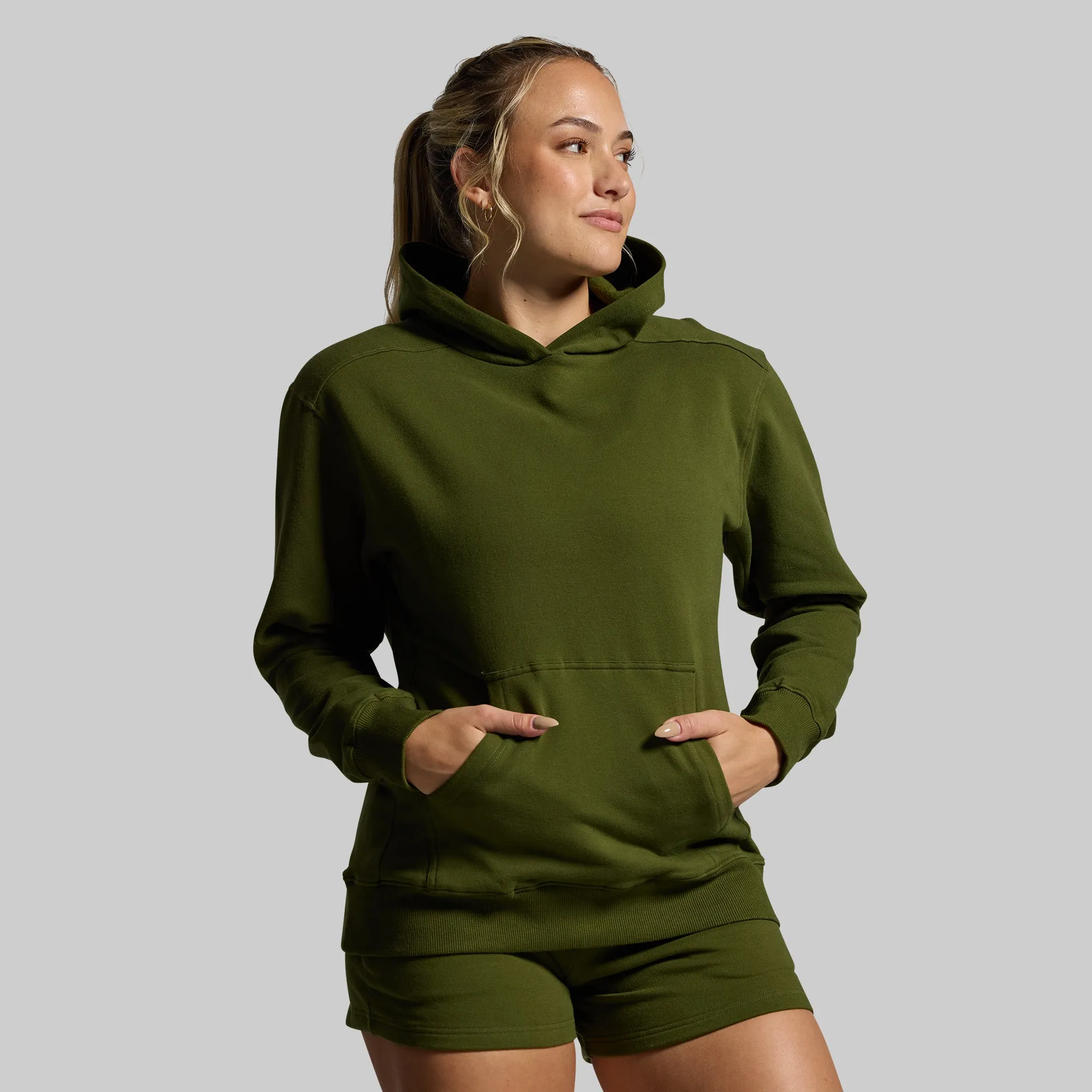 Women's Unmatched Jogger Set (Military Green)