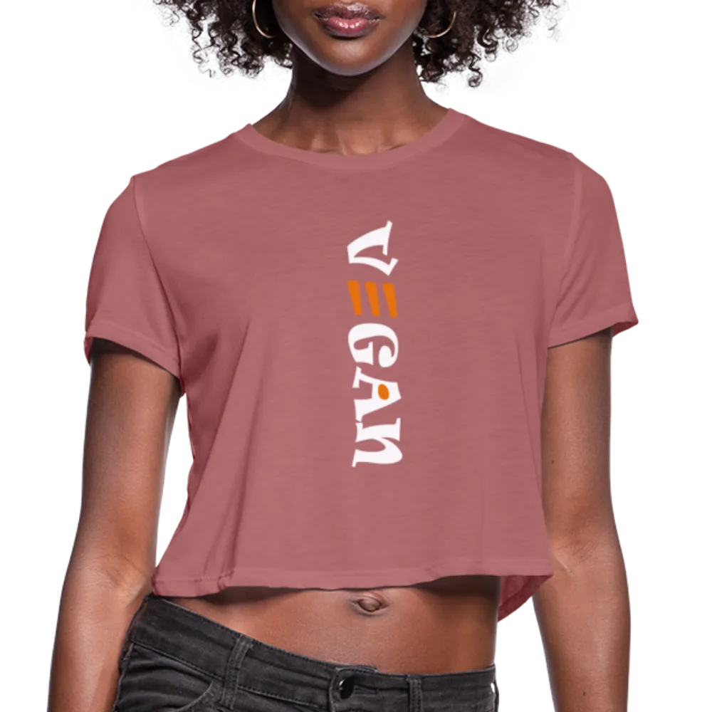 Women's Vegan Cropped T-Shirt