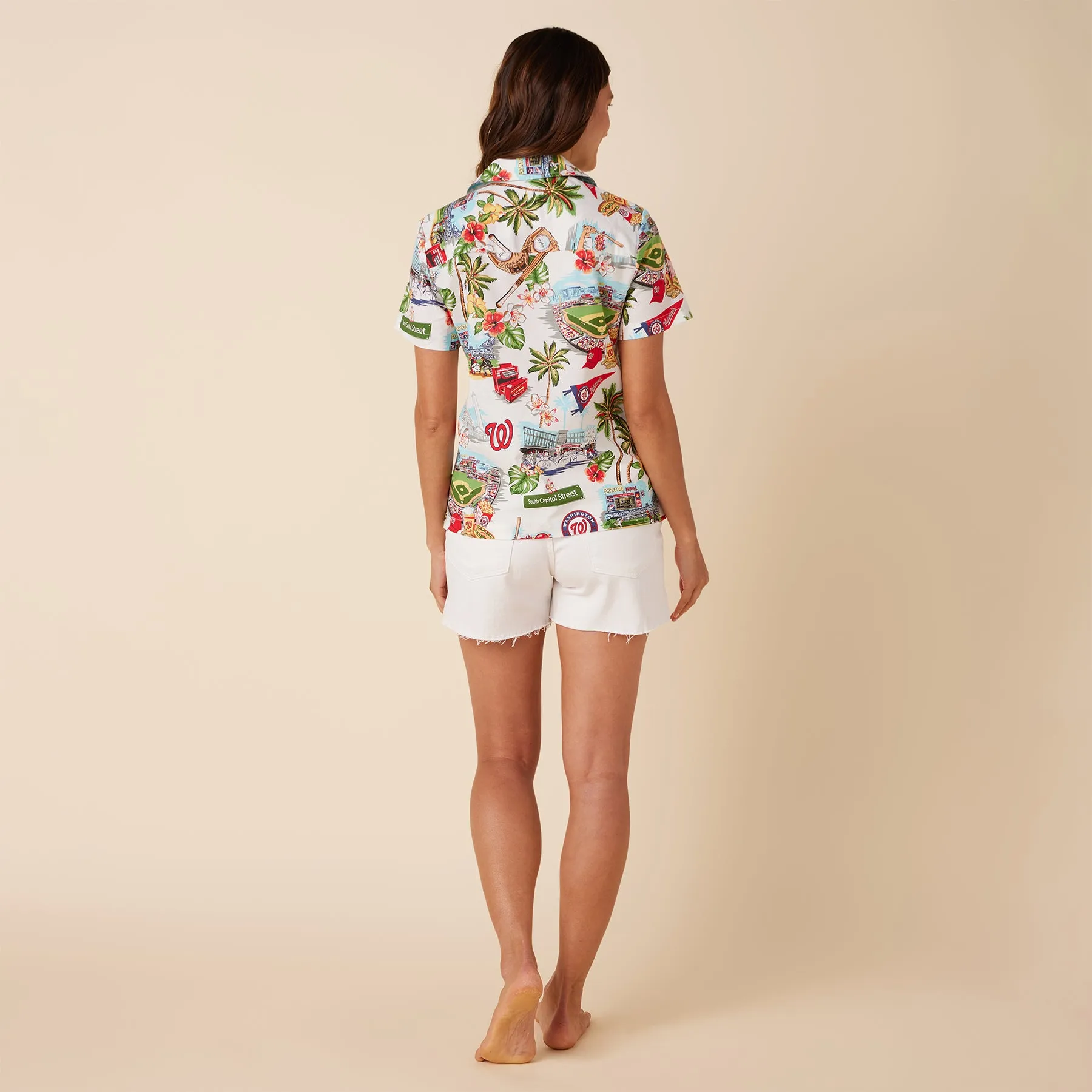 WOMEN'S WASHINGTON NATIONALS SCENIC CAMP SHIRT
