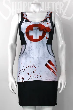 Women's Zombie Costume Nurse Dress