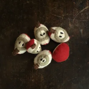 Wool Felt Apple Slices