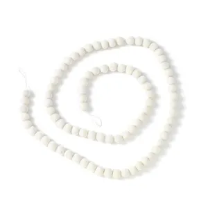 Wool Felt Candy Garland, Snowball