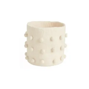 Wool Felt Pom Pom Pot Covers
